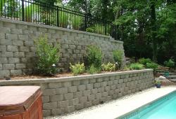 Inspiration Gallery - Pool Retaining Wall - Image: 238