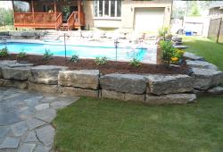 Inspiration Gallery - Pool Retaining Wall - Image: 242