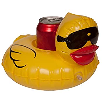 INFLATEABLE DUCK CUP HOLDER