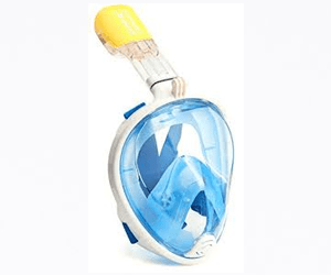 LEADER SNORKEL MASK - AQUA LARGE