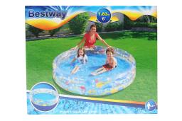 Pool 3 ring printed -deep sea design 72 x 13in 