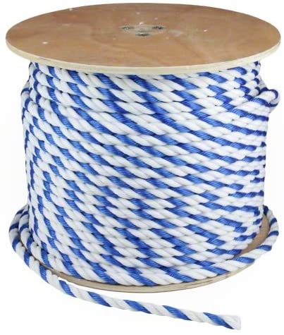 Pool Rope Twisted Blue and White 