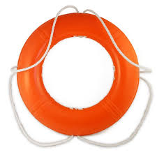 24in ORANGE DOT APPROVED LIFE RING BUOY