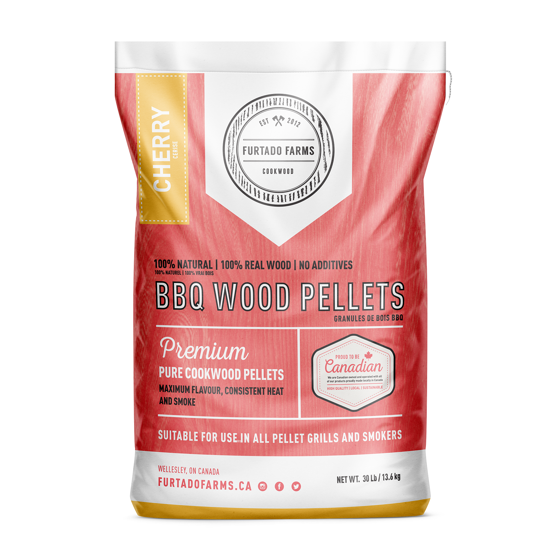 Cherry BBQ Wood Pellets 30lbs 