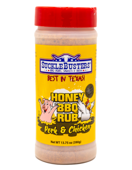 SUCKLEBUSTERS HONEY BBQ RUB $15.99